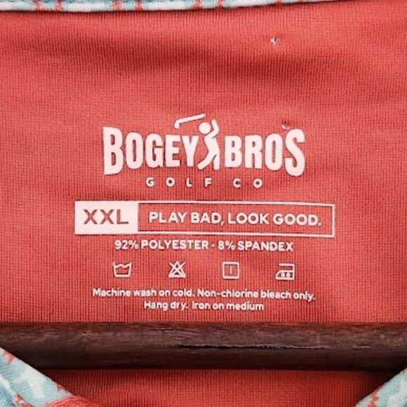 Bogey Bros Golf Men's Short Sleeve Polo Shirt in size XXL - Picture 6 of 6